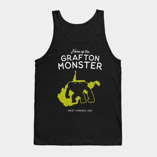 Home of the Grafton Monster – West Virginia, USA Tank Top by Strangeology